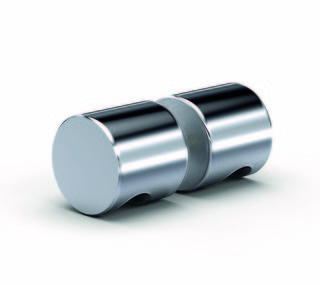 Duschdörrknopp RK002               dubbelsidig, kromad mässing