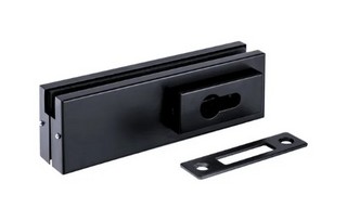 Hörnlås US10,                      profilcylinder, svart
