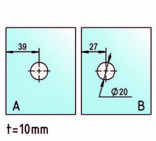 Vinkelförbindning Santos G/G 90°,  blankförkromad, 1 par