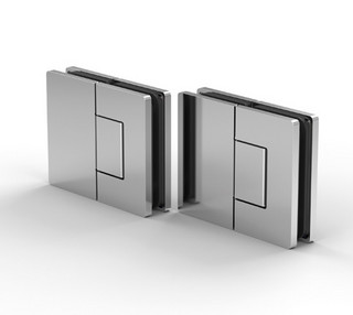 Gångjärn Santos G/G 180°,          blankförkromad, 1 par