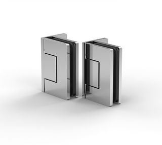 Gångjärn Santos G/V 90°            enkelsidigt, blankförkromad, 1 par