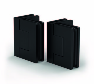 Gångjärn Santos G/G 90°, svart,    1 par