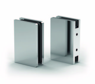 Längsförbindning Santos G/V 90°,   rak form, blankförkromad, 1 par