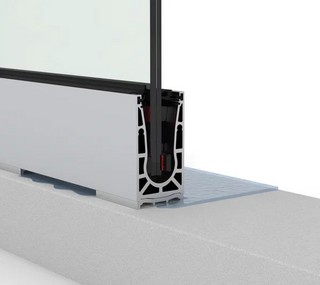 VetroMount® dräneringsdistans för  golvprofil U, 13 st/frp