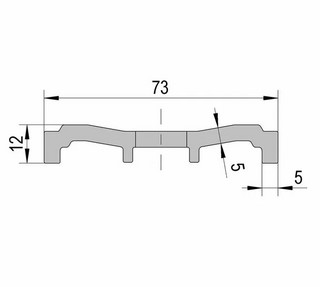 VetroMount® dräneringsdistans för  golvprofil U, 13 st/frp