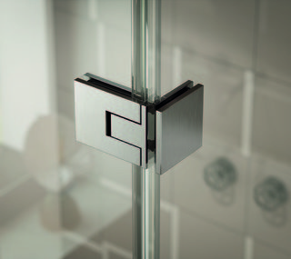 Gångjärn Juna G/V 90° enkelsidigt, RF-utseende, 1 par