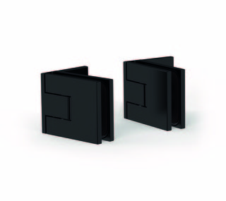 Gångjärn Juna G/V för bastu        90° enkelsidigt, svart, 1 par