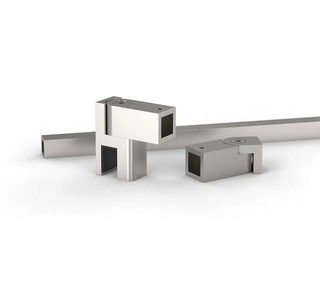 Stabiliseringsstag set 12x12 G/V,  8-10mm glas, lika rf, L=1210mm