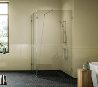Stabiliseringsstag set 12x12 G/V,  8-10mm glas, lika rf, L=1210mm
