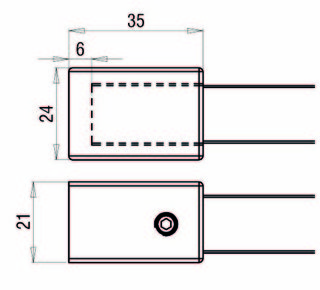 Stabiliseringsstag set Ø15 G/V,    6-10mm glas,RF stål pol., L=1000mm