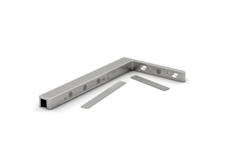 Stabiliseringsfäste, G/V 90°, DIN  DIN vänster, RF-utseende