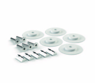 MasterTrack® FT tillbehörssats väggväggdistansprofil, för glasmonterin