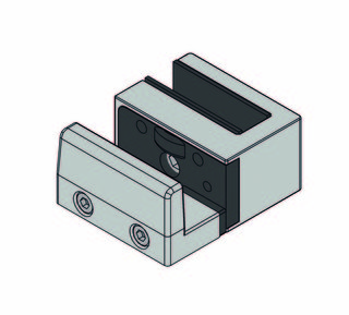 MasterTrack® ST-golvguide, polerad aluminiumfärg