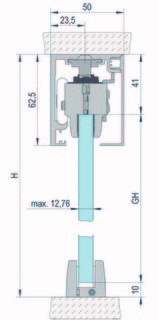 MasterTrack® FT profilsats         för takmontering, L=4000 mm, vit