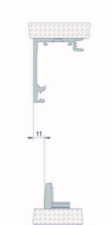 MasterTrack® FT profilsats         för takmontering, L=4000 mm, vit