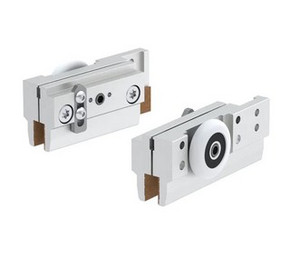 MasterTrack® ST skjutdörrssats för nischdusch L=1200 mm, natur