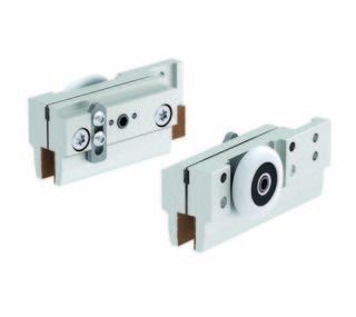 MasterTrack® ST skjutdörrssats för nischdusch, L=2000 mm, natur