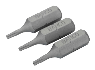 Bits Bahco för Torx med centrumtappTR20 3-pack