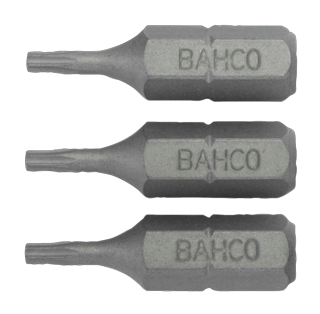 Bits Bahco för Torx med centrumtappTR20 3-pack