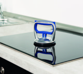 VERIBOR sugare med 1 sugkopp       med tätningsläpp, alu