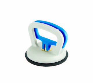 VERIBOR glaslyftare 1-sug plast,   grå / blå