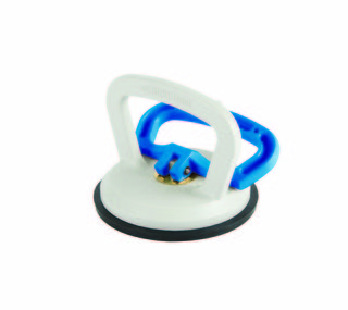 VERIBOR glaslyftare 1-sug plast,   grå / blå