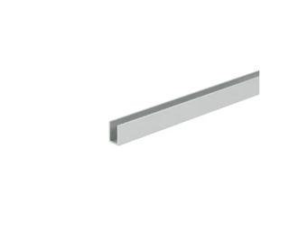 U-profil 13 x 20 mm,               natur, 5000 mm