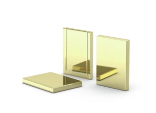 Ändlock till U-profil 15mm,        polerad mässing, 10st/frp