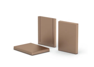 Ändlock till U-profil 15mm,        borstad koppar, 10st/frp