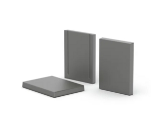 Ändlock till U-profil 15mm,        grafit matt, 10st/frp