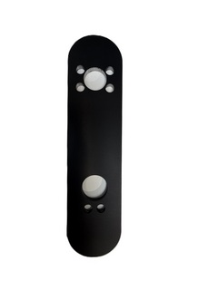 Nimly distansplatta 6mm, svart,    för code gångjärnssida Flexible