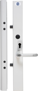 Högsäkerhetslås e-BR 2 points      vänster, med handtag och Y-stolpe