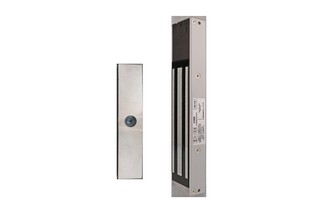 Elektromagnet, utanpåliggande mont,med ljusindikering. Hållkraft 300kg