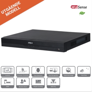 NVR Videolagring max.8 kameror     - 8 PoE portar, 2HDD, AcuPick