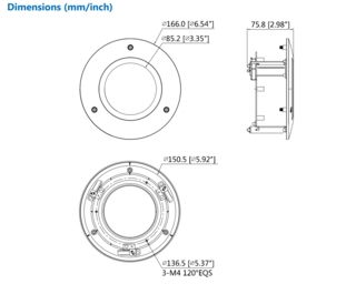 tak Infällnadsfäste PFB200C        166x75x8mm