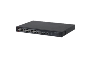 24-Port Managed Desktop PoE        Switch with 2-Port Gigabit