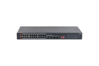 26-Port Unmanaged                  Switch with 24-Port PoE