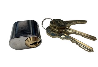 Cylinder DC 500 3 st LL med 5      nycklar M