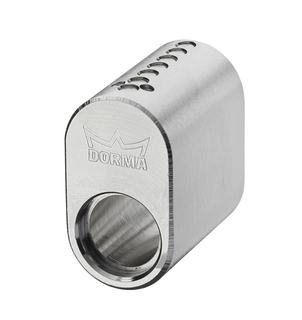 Cylinderhus dormakaba DC 400 DMS   SC DCN Oval utsida Krom (Pluggad)