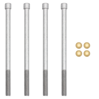 Cylinderskruv säk 4 st 80mm med    plugg