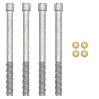 Cylinderskruv säk 4 st 60mm med    plugg