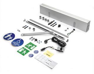 Slagdörrsautomatik SW300           PULL-paket Silver