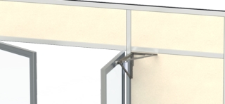 Dörrstopp FLEXSTOP rostfri HD      (Heavy Duty)