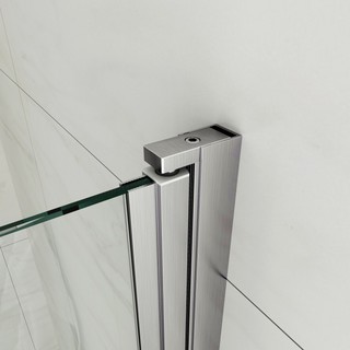 Profilgångjärn för dusch           , naturanodiserad aluminum