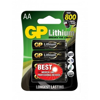 Batteri GP AA Lithium 1,5V 15LF-2U44-pack SB