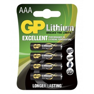 Batteri GP AAA Lithium 1,5V 24LF-2U4 4-pack SB