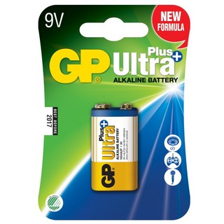 Batteri GP 9V ULTRA PLUS Alkaliskt 1604AUP-C1/6LF22 1-pack SB