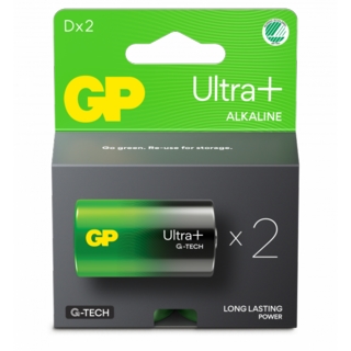 Batteri GP LR20 D 2-pack           Alkaliskt ultra plus
