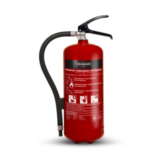 Brandsläckare Housegard pulver 4kg Röd, PE4HR-A