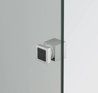 BF 112 knopp för vikvägg, svart